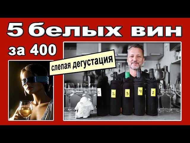 5 белых вин за 400. Слепая дегустация с Квасилием!