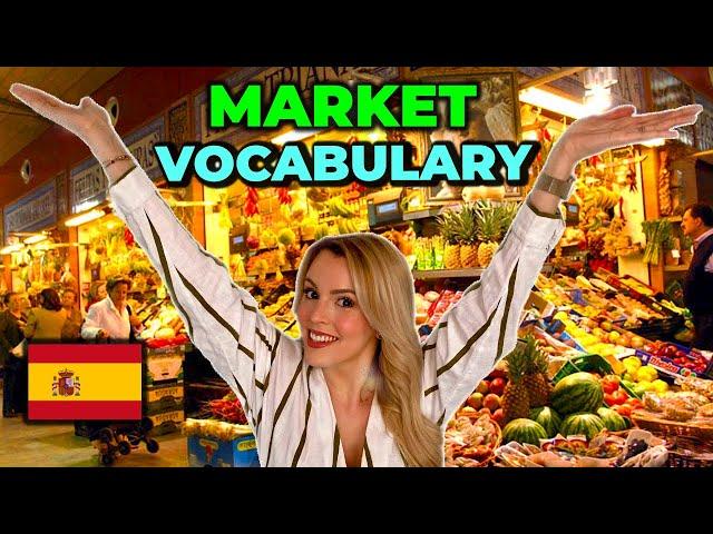 At the market - Spanish vocabulary