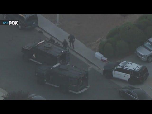 Palmdale barricade suspect surrenders; body found in home