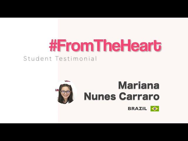 UMC Experiences l Mariana Nunes Carraro from Brazil  (English)