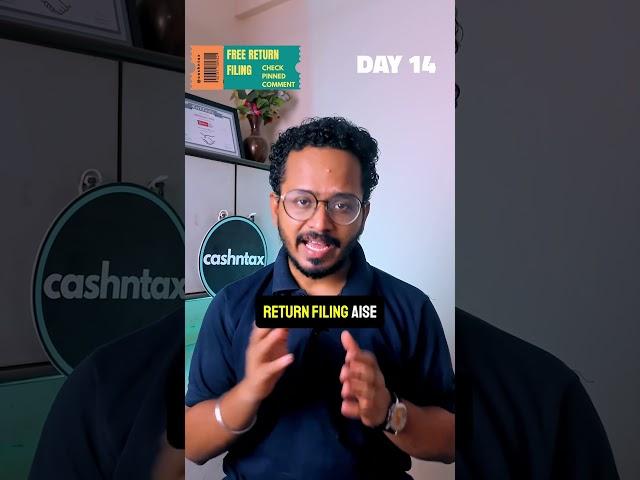 What is ITR U Free Income Tax Return filing Day 14 Check pinned comment ⏬️⏬️ #cashntax #itrfilling