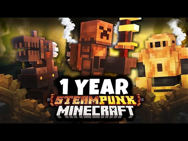 I Survived 1 YEAR In STEAMPUNK CREATE MOD [FULL MOVIE]