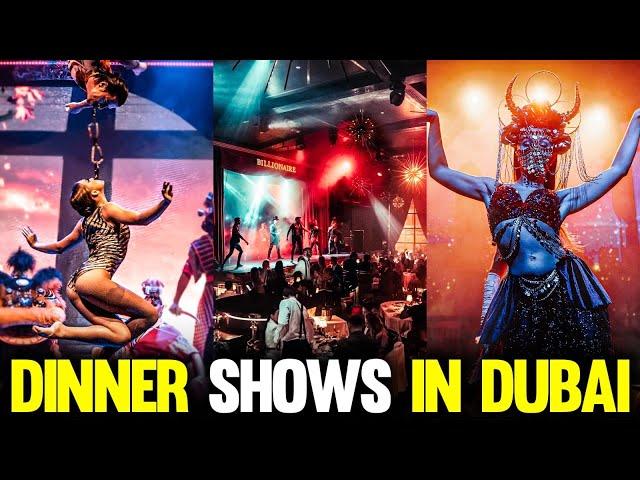 Top 10 Dinner shows in Dubai | No where Else in The World!