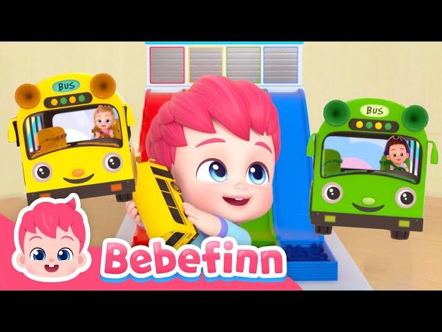 Where Are You, Color Buses?  | EP56 | Bebefinn Sing Along | Nursery Rhymes & Kids Songs