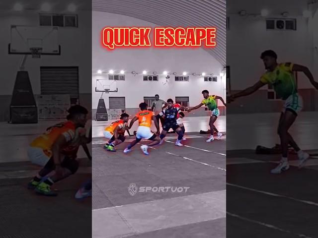 Quick Escape  #sportvot #kabaddilover #kabaddi