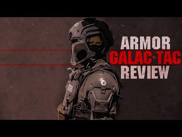 GALAC-TAC Armor Review + CUSTOM "Star Wars Themed" LVOA Airsoft Rifle! | Airsoft GI