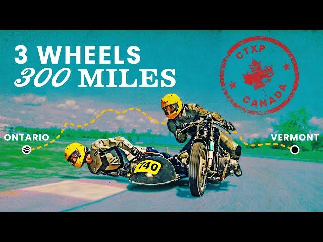 Vermont to Canada on a 1965 BMW Sidecar! Vintage Racing Adventure | Common Tread XP