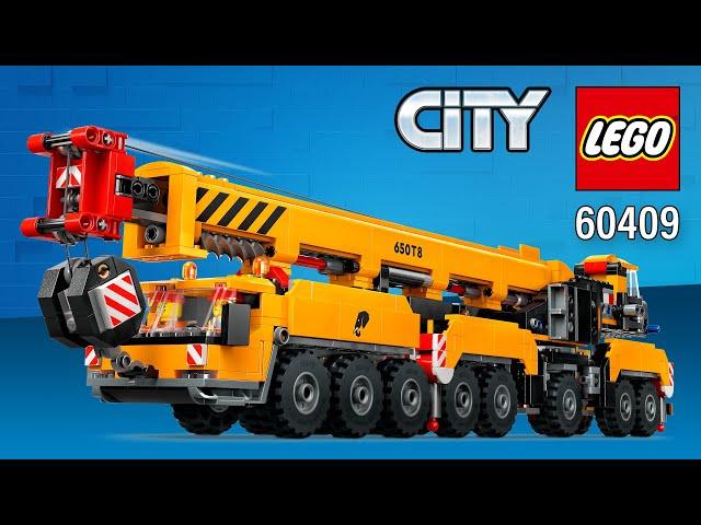 LEGO City Yellow Mobile Construction Crane (60409)[1116 pcs] Step-by-Step Building Instructions