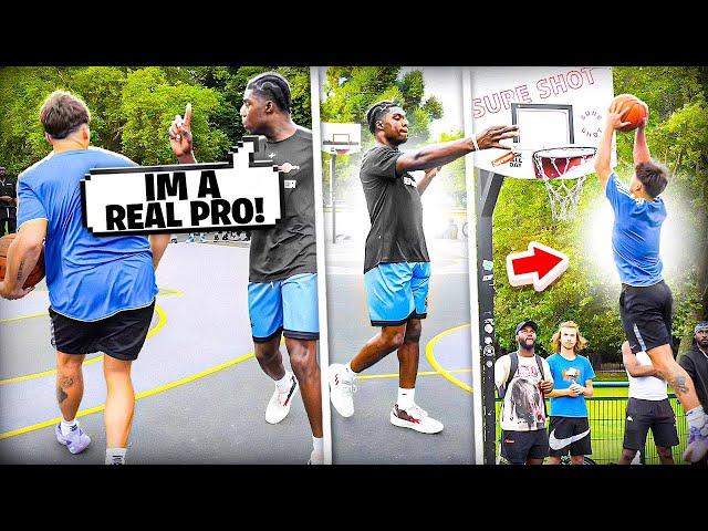 I 1V1'D ONE OF THE UK's BEST PRO HOOPERS IN HIS HOOD... THE CROWD HATED ME!!!