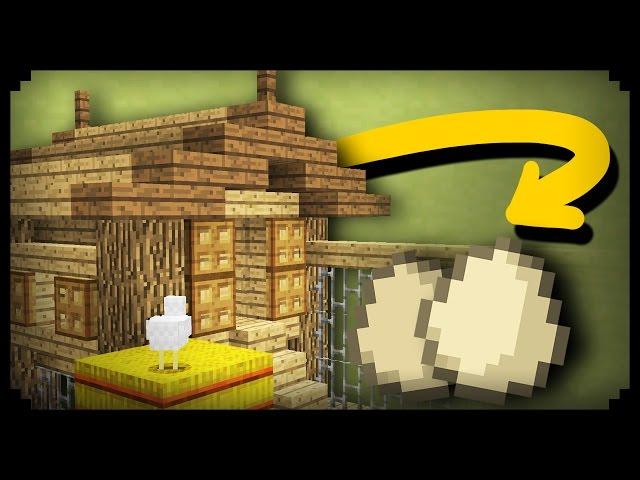  Minecraft: How to make a Working Chicken Coop