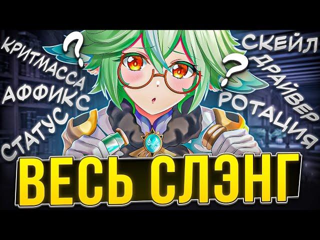 Словарик Геншинëнка | Слэнг в Genshin Impact feat. @AnimeCool_Genshin