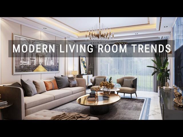 Top 7 Modern Living Room Design Trends 2024 - 2025