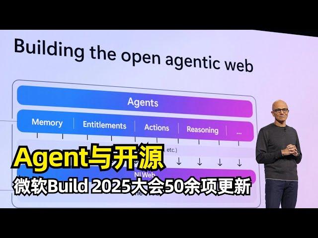 【人工智能】Open Agentic Web | 微软Build2025大会 | 50+更新 | 纳德拉 | VSCode Copilot开源 | Coding Agent | WSL | NLWeb