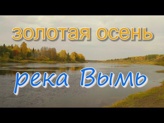 Золотая осень.Река Вымь.Княжпогостский район.