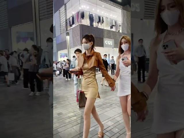 Top beauty model street fashion show tik tok #shorts# tiktok #beauty #short