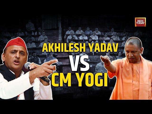 Akhilesh Yadav VS Yogi Adityanath In UP Assembly | India Today News