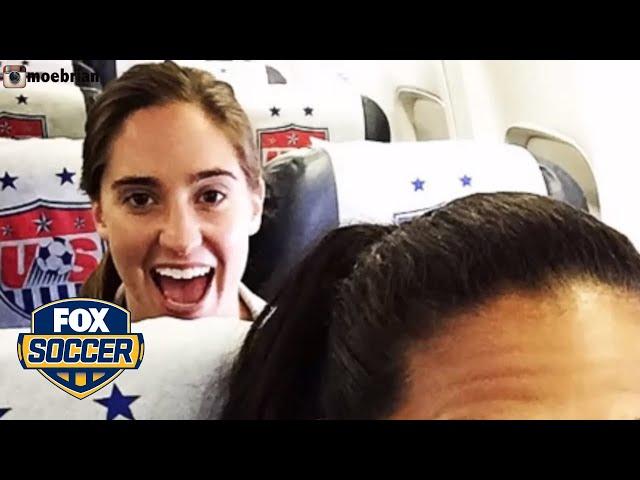 The USWNT has a long-standing, adorable bus ride superstition | FOX SOCCER