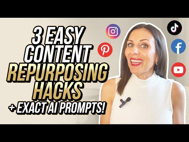 3 Easy Content Repurposing Hacks That'll Save You 20+ Hours A Week