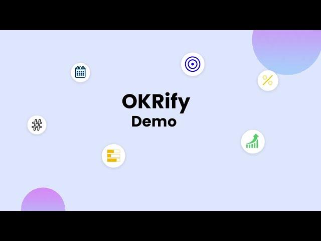 OKRify Demo - OKR Goal Setting and Strategy Execution Application for Salesforce