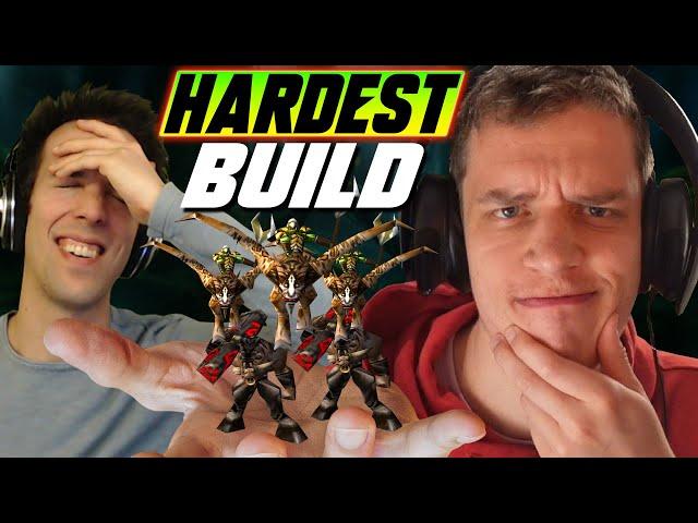 I get Harstem to play one of the hardest builds. Wyvern/Tauren against Cryptlord expo! - Coaching #5