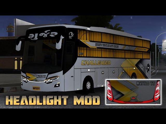 Rang rover headlight mod | MAYYLO YT | bussid | bus simulator indonesia | surat all travels mod