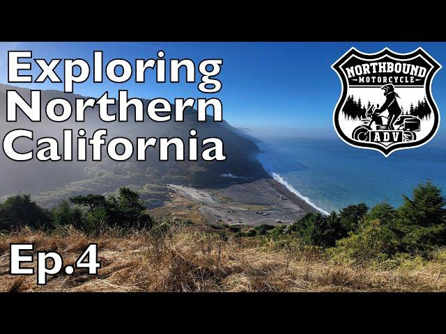 Ep.4 Usal Beach Campground, ~ Motorcycle Camping in Northern California ~ ROYAL ENFIELD HIMALAYAN