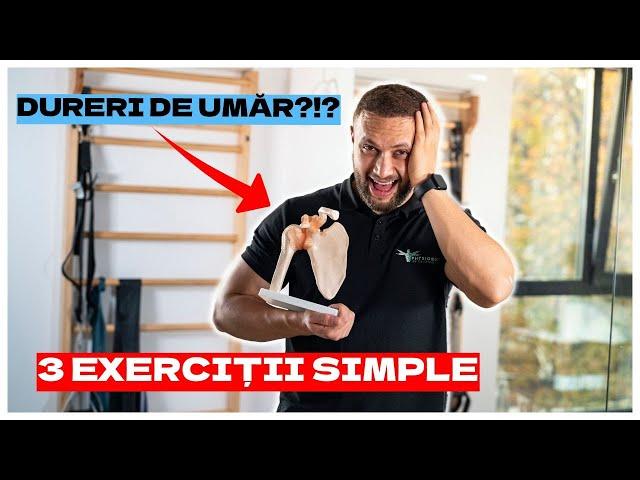 EXERCITII DE KINETOTERAPIE PENTRU DURERE DE UMAR   ( UMAR INGHETAT )