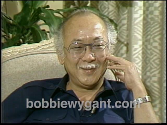 Pat Morita "The Karate Kid" 1984 - Bobbie Wygant Archive