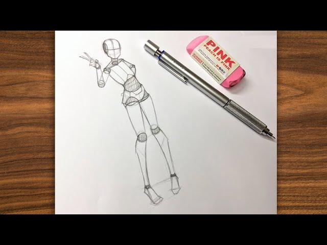 Tutorial drawing anime Full body  for beginners (ANATOMY) | LESSON  3 | Draw so easy Anime