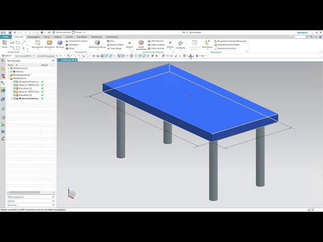 Siemens NX - Grundlagen - Schnellkurs - Part 1 - Skizze und Extrusionen