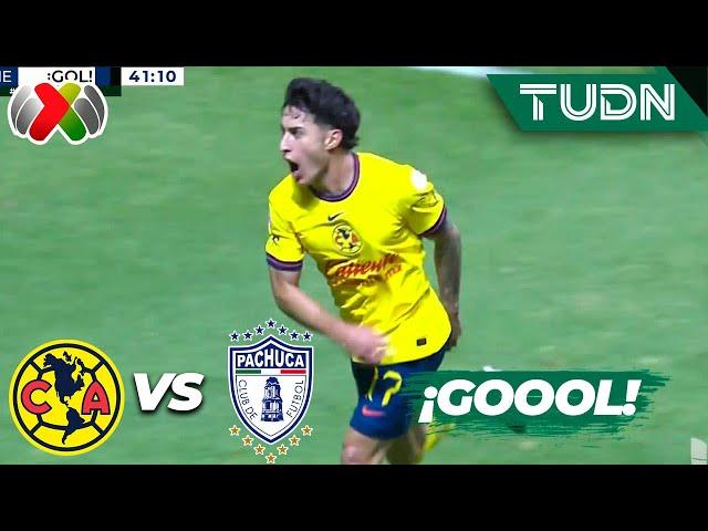 ¡QUÉ RECORTE! Zendejas empata el partido | América vs Pachuca | Liga Mx -AP2024 - J16 | TUDN