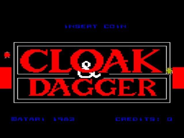 Cloak & Dagger 1983 Atari Mame Retro Arcade Games