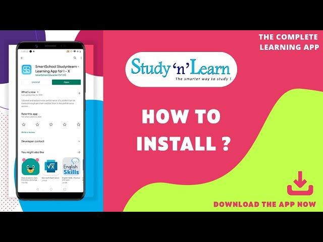 How to Install the Studynlearn App In Your Device | Studynlearn