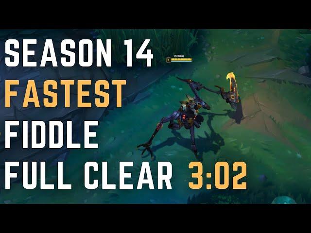 [SEASON 14] Fastest Fiddlesticks Full Clear (with Guide) | 3:02