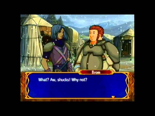 Fire Emblem: Path of Radiance - Support A: Brom & Zihark