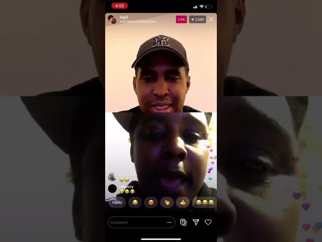 TOP5 CONFRONTS HOODLUM FOR DISSING WHYG ON IG LIVE