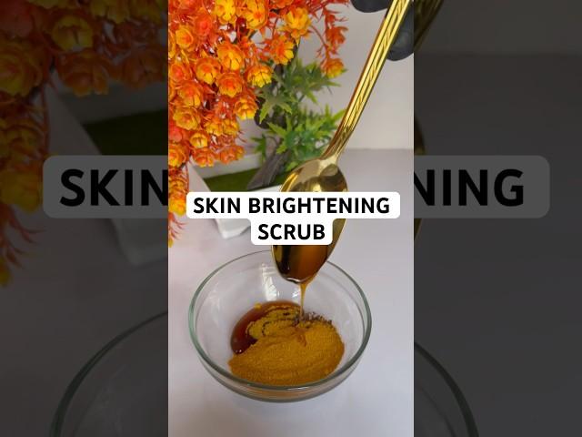 Face scrub for skin brightening. #skin #skincare #facescrub #skinbrightning #skinglow