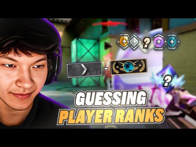 SINATRAA PLAYS GUESS THE RANK... (VALORANT, ROCKET LEAGUE, APEX LEGENDS)