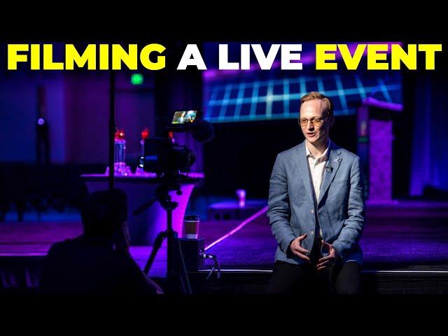 How to film LIVE Events: Tips + BTS