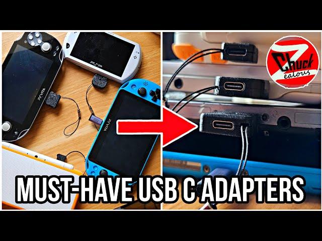 Must-Have PS Vita/3DS/PSP GO/DS/PSP  USB Type C Adapters - Cheap&Handy
