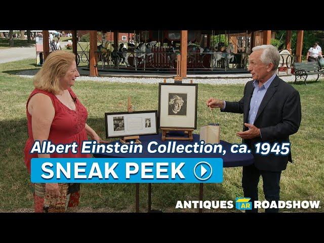 Preview: Albert Einstein Collection, ca. 1945 | Junk in the Trunk 12 | ANTIQUES ROADSHOW | PBS