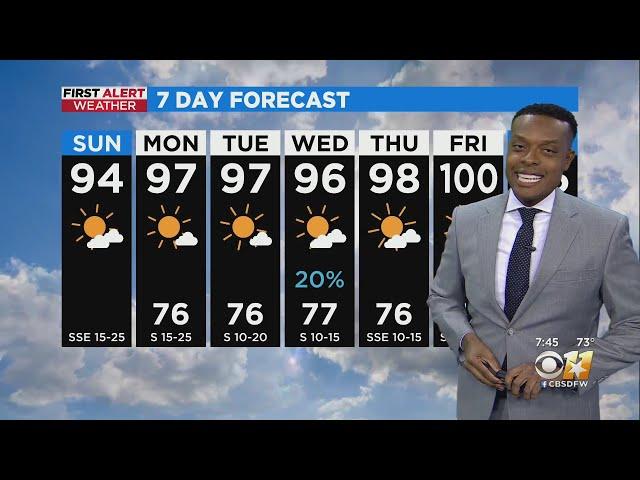 CBS 11 Sunday Morning Weather Update