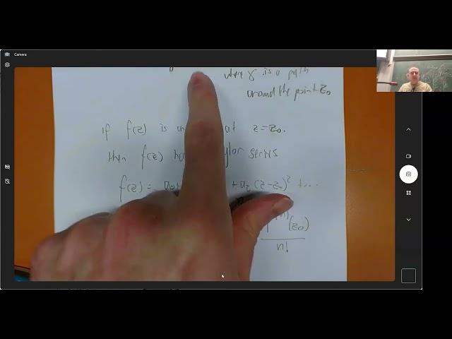 REVISION SEMINAR: MCC: Laurent series; parameterisation (Sem 1 2025)