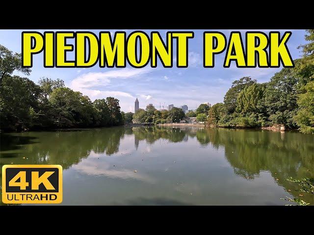 PIEDMONT PARK in Atlanta, Georgia Walkthrough ️ (4K, 60 FPS)