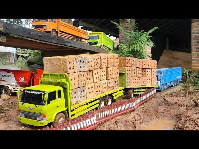 RC HINO MBAH JAMBRONG ‼️ RC TRUK GANDENG HINO RANGER TUA BANGKA LANGSIR BATUBATA KE JALUR YG EXTRIM