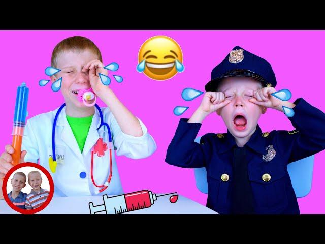 Baby Doctor! | Mike and Jake pretend play | Doctor set toys | Doctor kit | डॉक्टर सेट | العاب دكتور