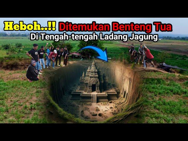 Viral Di Jombang..!! Ditemukan Benteng Tua Di Ladang Jagung Warga