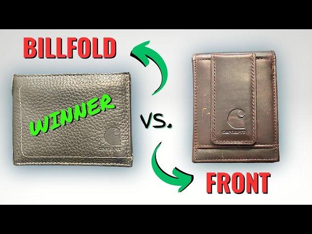 The CLEAR Winner: Carhartt Billfold vs. Carhartt Front Pocket Wallet