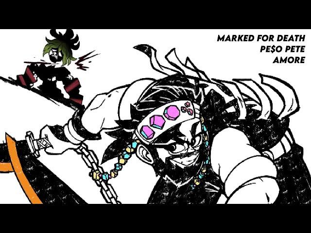 PE$O PETE - MARKED FOR DEATH (OFFICIAL LYRIC VIDEO) [DEMON SLAYER]