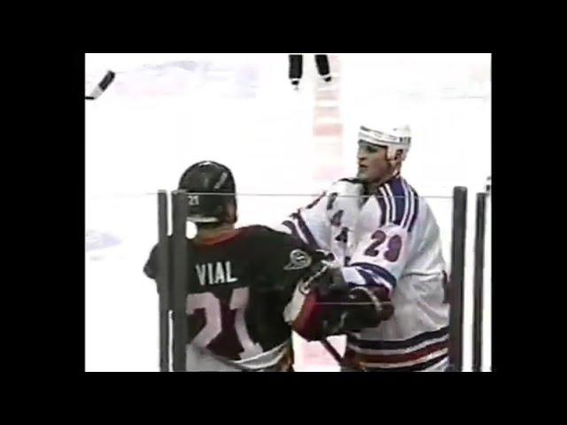 Senators - Rangers rough stuff 1/4/97